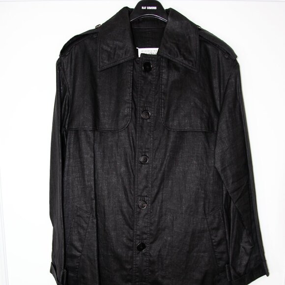 SS16 MAISON MARTIN MARGIELA LINEN TRENCH COAT 52 - Picture 2 of 12